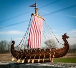 Viking boat model
